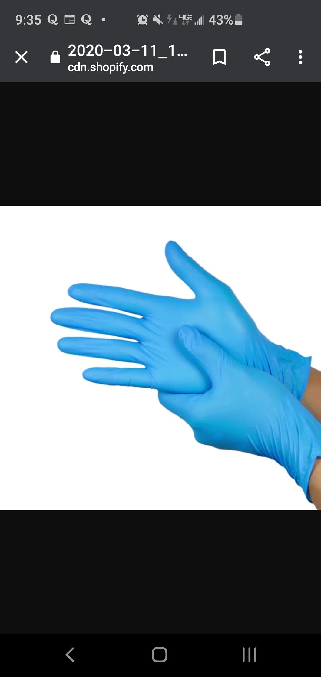 Nitrile medical gloves 100 gloves / box