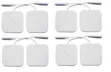 Load image into Gallery viewer, Tens Electrodes 20 Square Tens Pads 2x2 Replacement Electrode Pads for TENS / EMS Units Reusable 20 Times Premium Quality Gel FDA Cleared Med X Tens Brand